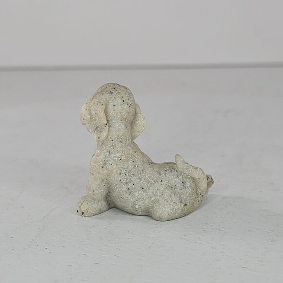 Quarry Critters Puppy Dog Miniature Figurine Second Nature Design - Picture 4 of 8